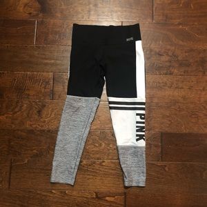 Pink VS leggings, like new